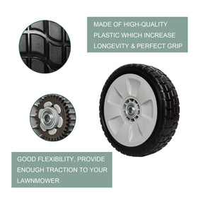 ZALANA rear wheels with metal gear for better lawn mower traction