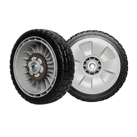 ZALANA rear wheels set, 8-inch diameter, for compatible lawn mowers, stable drive