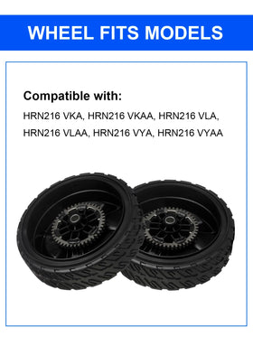 ZALANA compatible replacement wheels for HRN216 streamline mower upkeep.