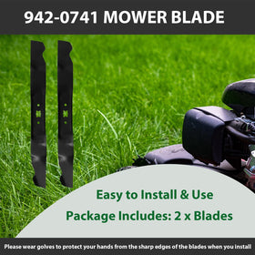 Zalana universal-fit blade adapts to Troy-Bilt and Craftsman models.