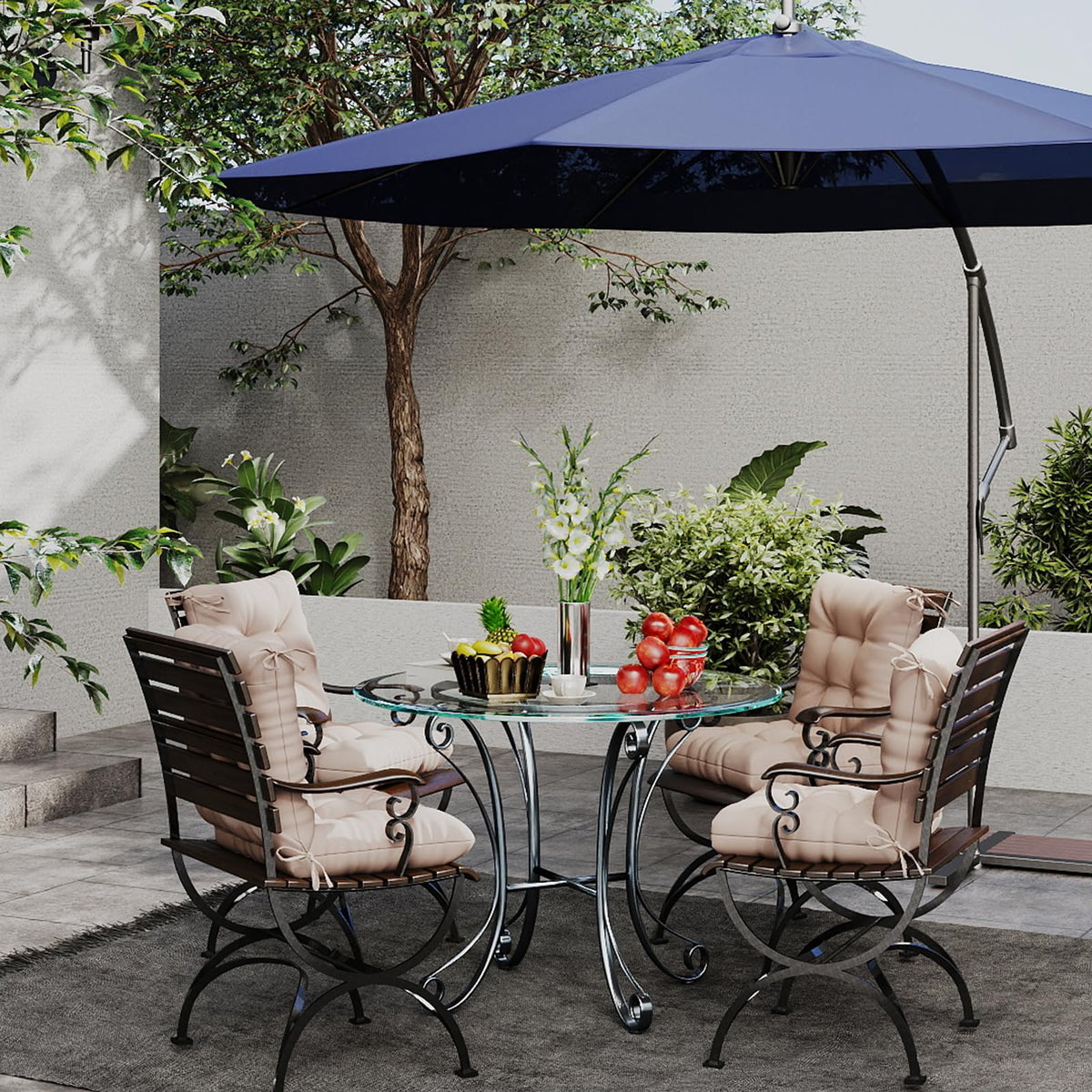 zanwu hwyd 42x21x4 inch seat cushion for dining chairs