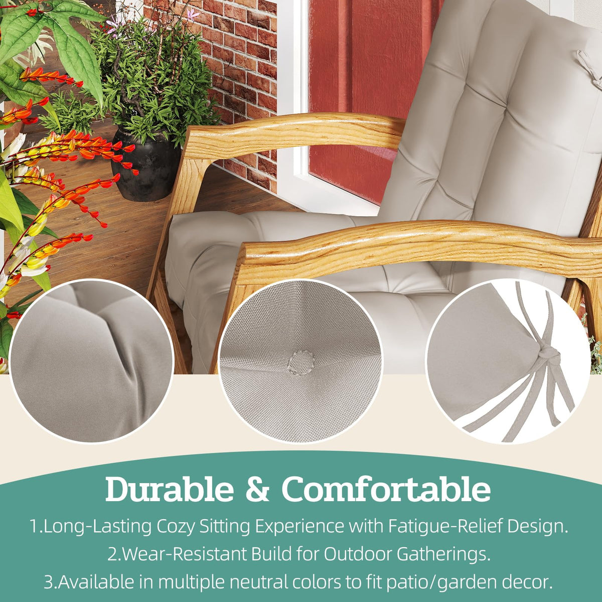 zanwu hwyd non-slip design stabilizes chairs with cushions