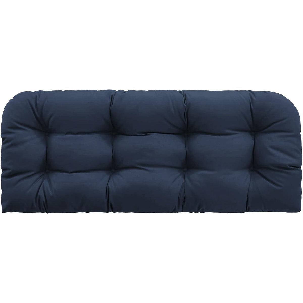 Zanwu Hwyd outdoor bench cushion tufted dark blue for patio comfort.