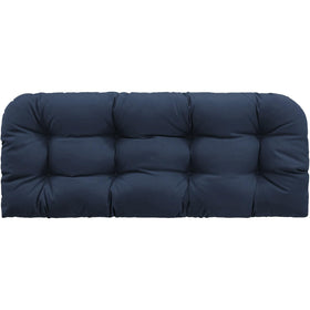 Zanwu Hwyd outdoor bench cushion tufted dark blue for patio comfort.