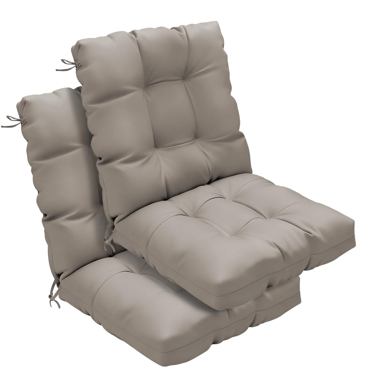 zanwu hwyd outdoor chair cushions set of 2 in beige for patio dining