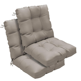 zanwu hwyd outdoor chair cushions set of 2 in beige for patio dining