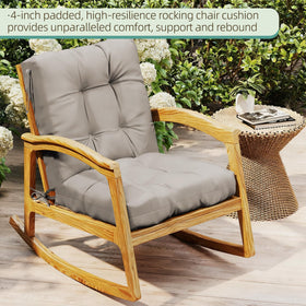 zanwu hwyd soft polyester-fill cushion provides comfortable seating