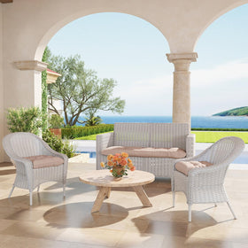 Zanwu Hwyd water-resistant taupe cushions resist stains for outdoor use
