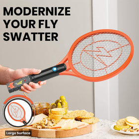 Zap It! Racket features triple-layer safety mesh for protection.
