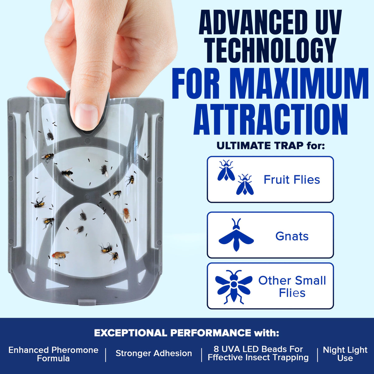 Zaperly adhesive cartridge easy swap enables mess-free maintenance.