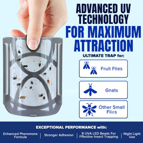 Zaperly adhesive cartridge easy swap enables mess-free maintenance.