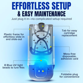 Zaperly plant-area pest-control refill protects indoor greenery.