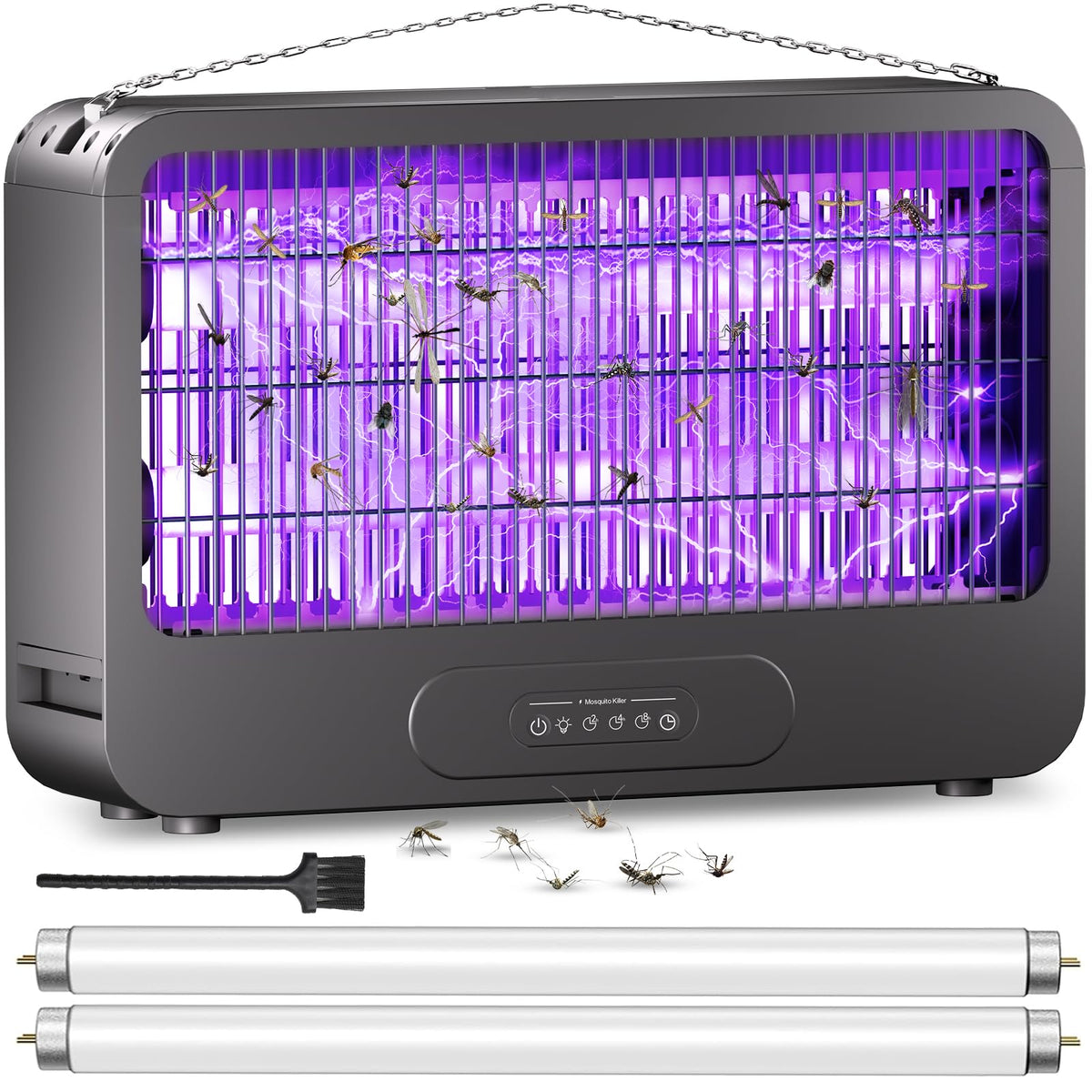 Zapguru electric bug zapper indoor unit front view showing compact design