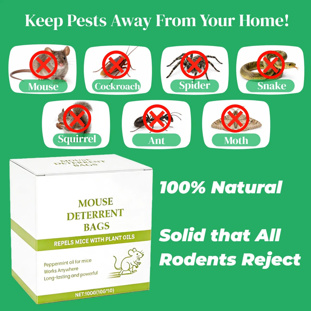 Zapguru Pest Repellent Pouches kitchen area placement keeps pests at bay