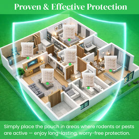 Zapguru Pest Repellent Pouches outdoor use for yard sheds and vehicles