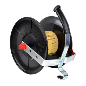 Zareba 145 reel with carry handle enables portable fencing on the go.