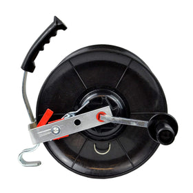 Zareba 145 reel locking system keeps gear secure during transport.