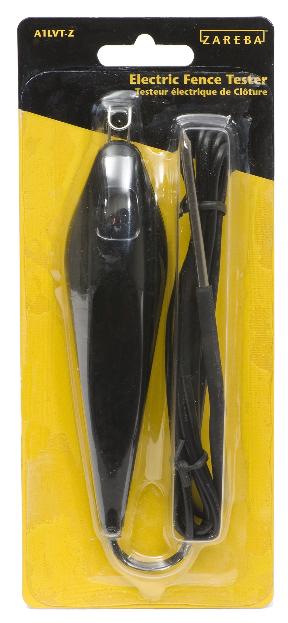 Zareba Electric Fence Tester current indicator shows wire flow for quick checks
