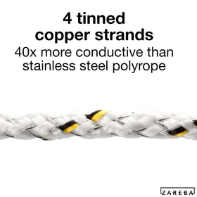 Zareba Elite uses four copper strands for high conductivity