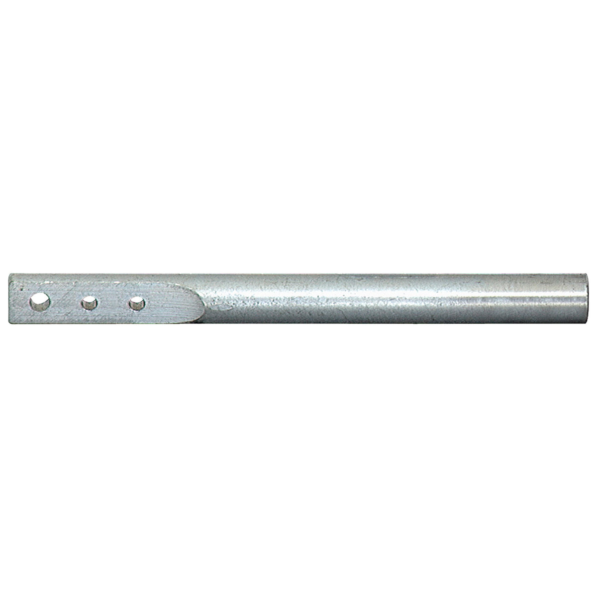 Zareba twisting tool close-up shows holes for precise eight-gauge wire twists