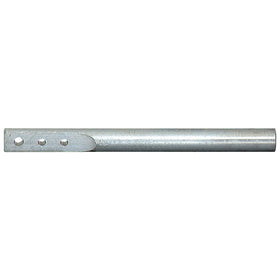 Zareba twisting tool close-up shows holes for precise eight-gauge wire twists