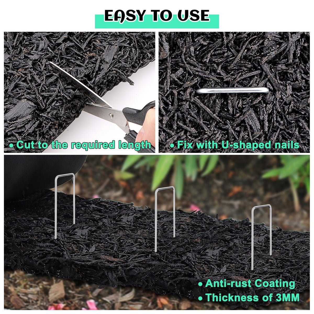 Zatozkar durable mulch resists extreme temperatures from -80°C to 80°C.