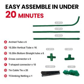 ZATRO cucumber trellis weatherproof design for outdoor use