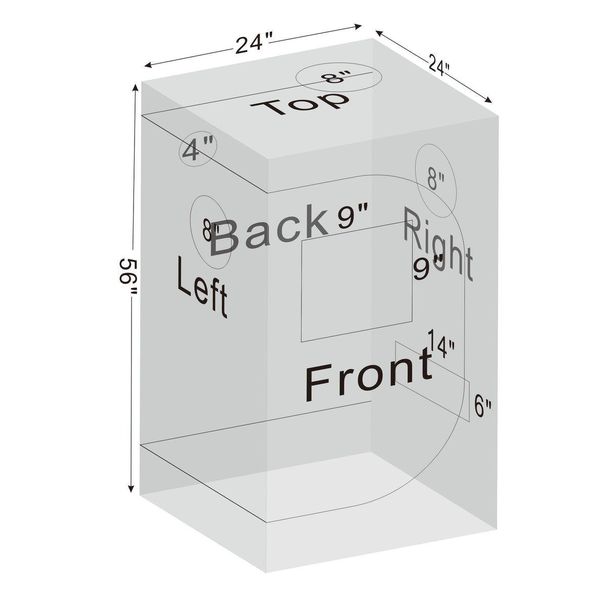 Zazzy grow tent 98-percent reflective mylar lining boosts light efficiency.