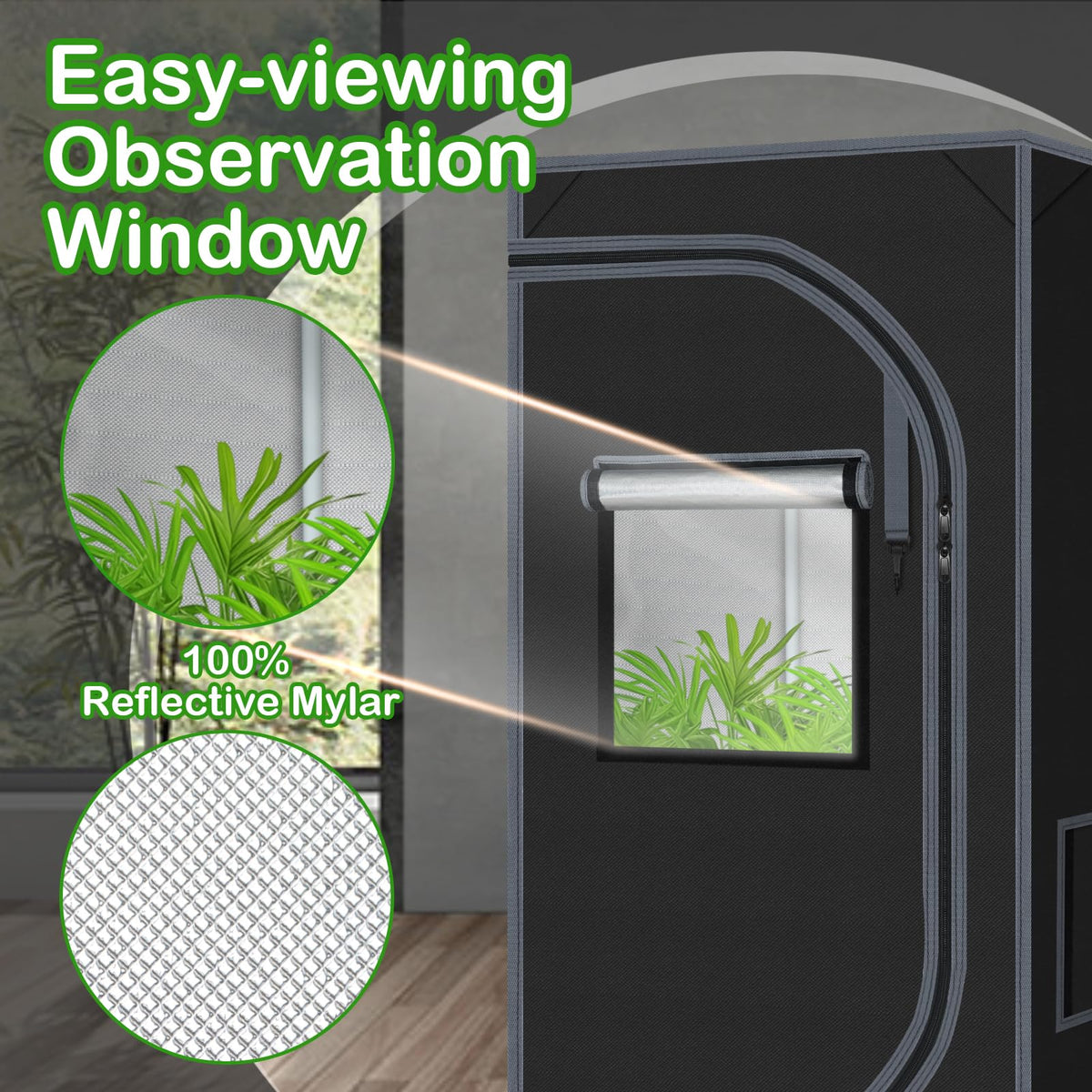 Zazzy grow tent anti-rust connectors ensure a sturdy frame.