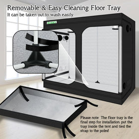 Zazzy Grow Tent upgraded connectors resist rust and keep poles tight