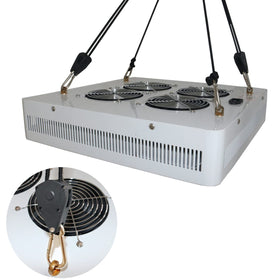 Zazzy heavy-duty metal hooks provide durable support for light fixtures.