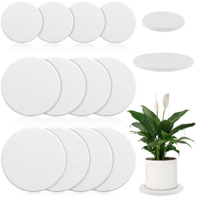 ZBHANSHUIS diatomaceous earth mat in 4-inch round absorbs water quickly and protects surfaces.