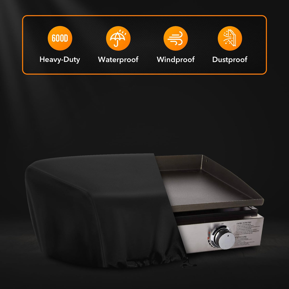 ZBXFCSH cover for Cuisinart CGG-501—keeps finish pristine between uses