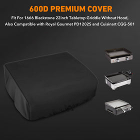 ZBXFCSH grill cover for Royal Gourmet PD1202S—wind and moisture guard