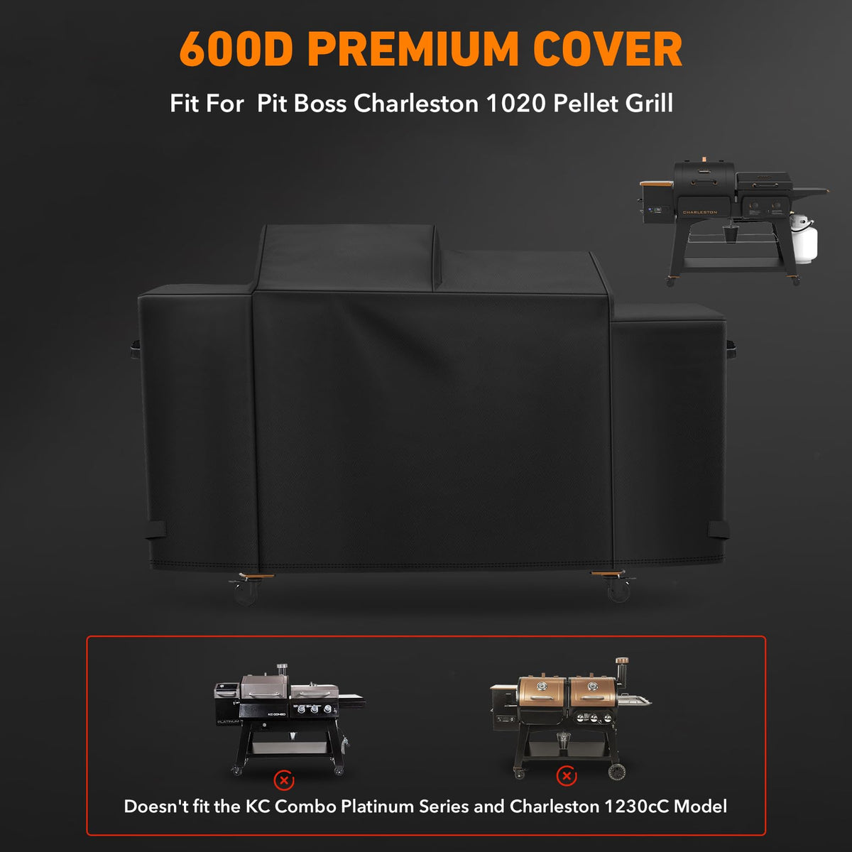 ZBXFCSH cover from the side shields grill against wind and rain