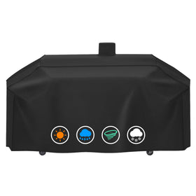 ZBXFCSH heavy-duty grill cover protects Pit Boss Memphis Ultimate from rain and sun