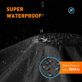 ZBXFCSH water-repellent finish keeps griddle dry after rain.