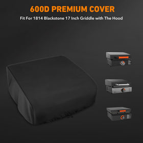 ZBXFCSH 600D polyester grill cover protects against rain and snow while remaining flexible.