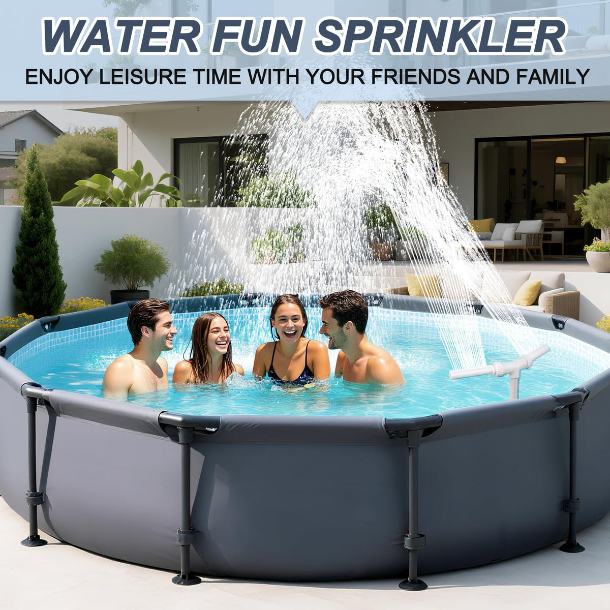 ZCONIEY adjustable spray direction for a customizable pool display