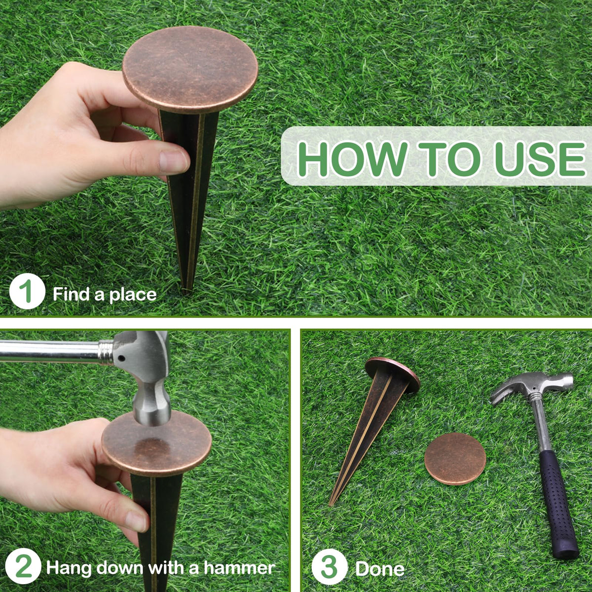 Zealor flush-cap marker sits level with ground for safe lawn work.