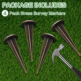 Zealor golf course and landscape boundary marker suitable for turf