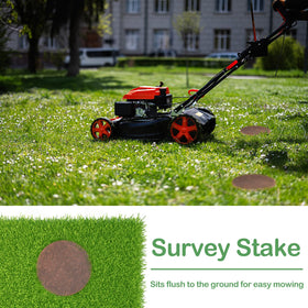 Zealor multiuse property marker supports septic, garden, and landscape tasks.