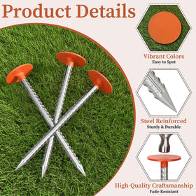 Zealor rebar markers made from high-grade steel resist rust for long-term use