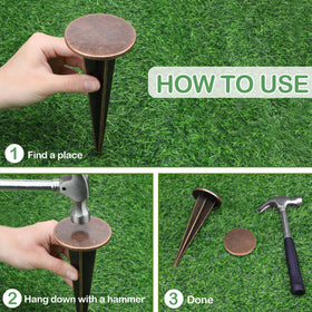 Zealor relocatable survey marker easy to reposition as plans change