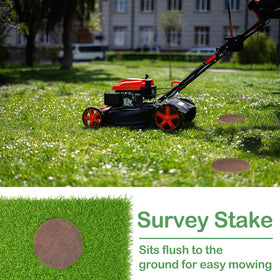 Zealor reusable land survey stakes support repeated use across lawns and landscapes.