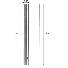 ZEAYEA 134 inch stainless steel skewers with sharp tips for grilling