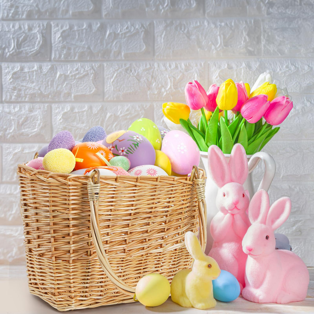 ZEAYEA harvest basket ideal for flowers and fresh produce.
