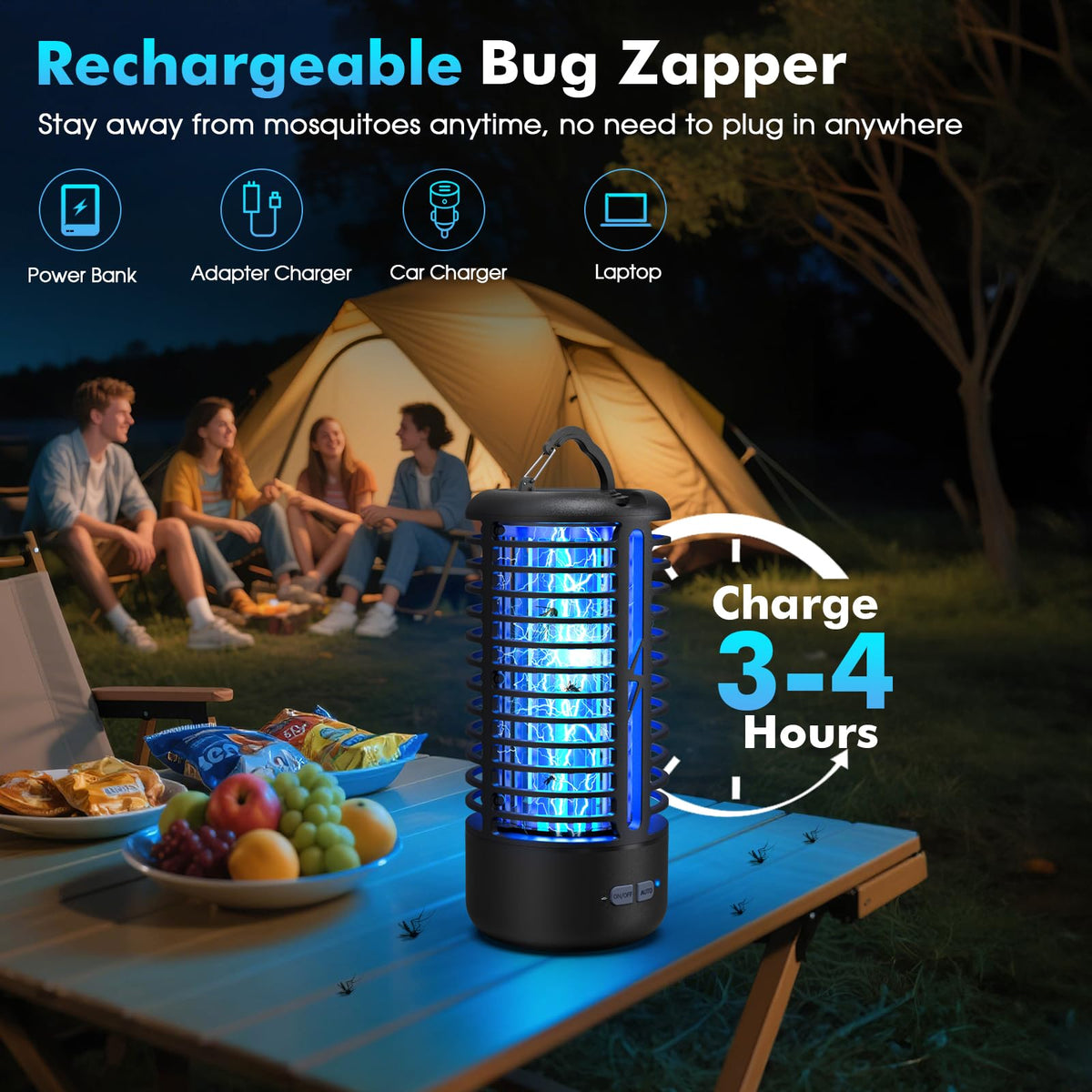 Zechuan 365nm LEDs attract pests for quick light trap.