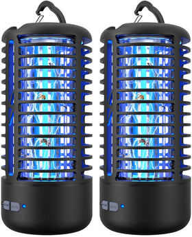 Zechuan rechargeable bug zapper 2-pack for portable outdoor insect control.