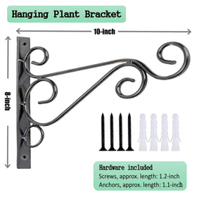 ZEECER wall mount bracket shown with bird feeder compatibility